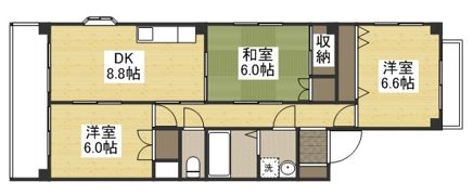 ドリームマンションの間取り画像