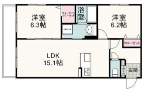 LeonⅢの間取り画像