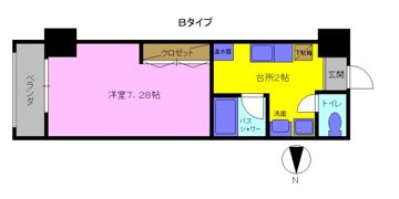 明日香大分駅南の間取り画像