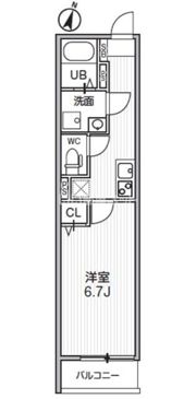T's Cuore柴又Ⅱの間取り画像