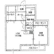あさひレジデンス弐番館WESTの間取り画像