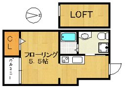 タスク箱崎の間取り画像