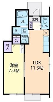 プルミエール恵の間取り画像