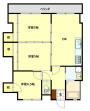 上野町マンションの間取り画像