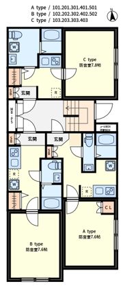 ラシクラス氷川台の間取り画像