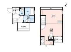 CB桶川駅前アルデの間取り画像