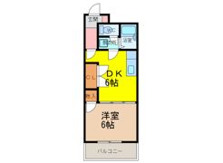 リバティコート水ヶ江の間取り画像