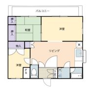 マンション城山の間取り画像
