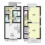 サンライズBの間取り画像