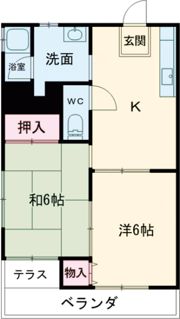 みどりアパートの間取り画像