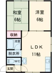 クラージュ花園の間取り画像