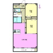 啓周マンションの間取り画像