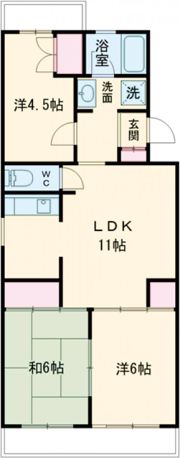 緑ヶ丘レジデンスの間取り画像