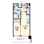 プレリス大阪西九条 CITY LINKSの間取り画像