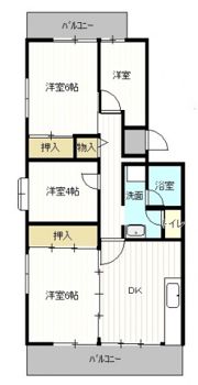 鈴が峰第5団地 5号棟の間取り画像
