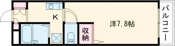 AXIS－WILL古市．staの間取り画像