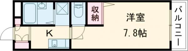 AXIS－WILL古市．staの間取り画像