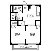 エルディムムトウAの間取り画像
