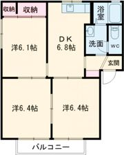 ミサトマ十番館 C棟の間取り画像