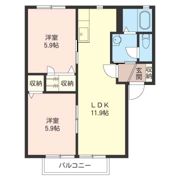 グランシード東城南Eの間取り画像