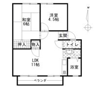 コーポアオイの間取り画像