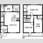 MAISONETTE LAND 大垣駅Bの間取り画像