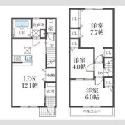 MAISONETTE LAND 大垣駅Aの間取り画像
