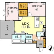 アリストベルトーヤの間取り画像