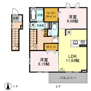 オルキス Aの間取り画像