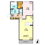 シエルブルーの間取り画像