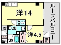 アダチマンションの間取り画像