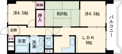 セラヴィの間取り画像