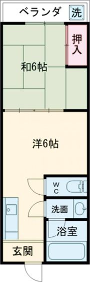 グリーンアップルの間取り画像