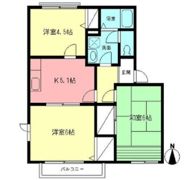 カルム小向Aの間取り画像