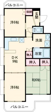 エスポワール富士見台の間取り画像