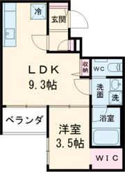 フューチャー東中野山の間取り画像