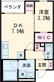 フューチャー東中野山の間取り画像