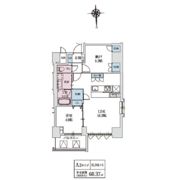 スプランディッド上本町WESTの間取り画像