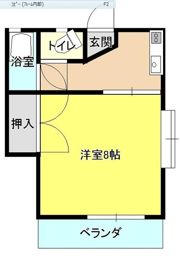 西条コーポの間取り画像