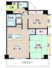 二俣川YSマンションの間取り画像