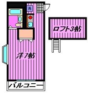 Kコーポの間取り画像
