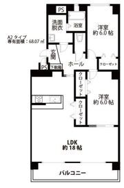 イクォール那珂川の間取り画像