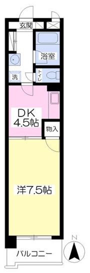 ローズシティの間取り画像