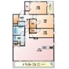 プレサンスロジェ四日市諏訪町Ⅱの間取り画像