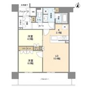 ザ・ファインタワー梅田豊崎の間取り画像