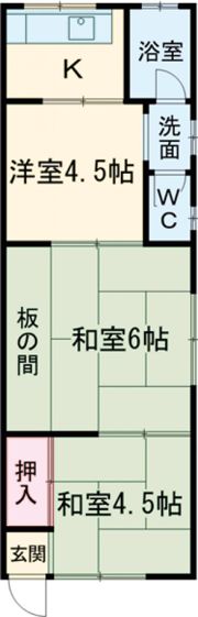 グリーンハイツの間取り画像