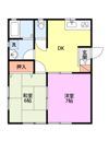 アップルモアパート Ⅳの間取り画像