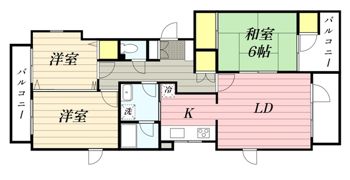 ルポ那珂川の間取り画像