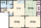シャルマン舟山A棟の間取り画像