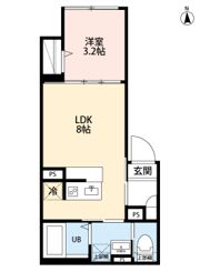 ヴィラソーレ新所沢の間取り画像